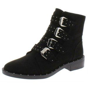 Bar III Womens Margo Ankle Boot, Black, 7.5